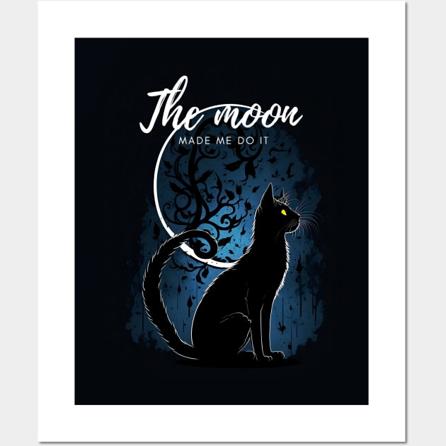 The moon made me do it Wall Art by Javisolarte